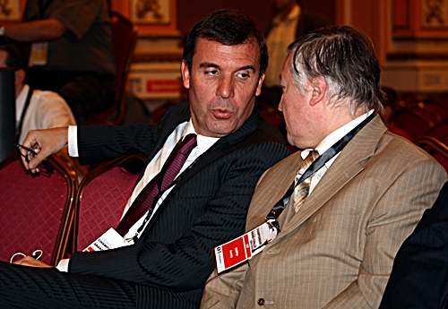 Silvio Danailov und Anatoly Karpov